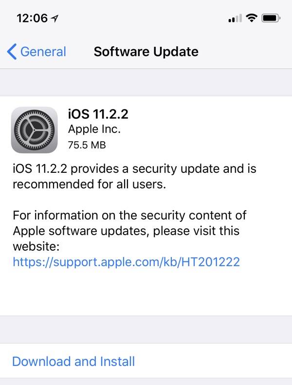 macOS system updates iOS security
