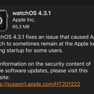 watchOS 4.3.1