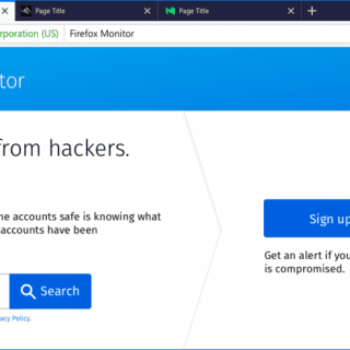 Testing Firefox Monitor