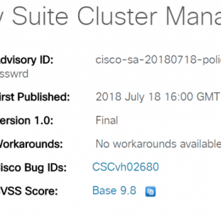 Cisco Policy Suite Cluster Manager