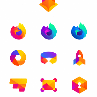 Firefox logo design