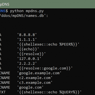 mpDNS DNS Server