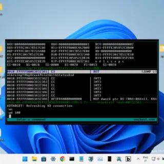 kernel debugger Windows 11