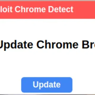 Fake Google Chrome Update