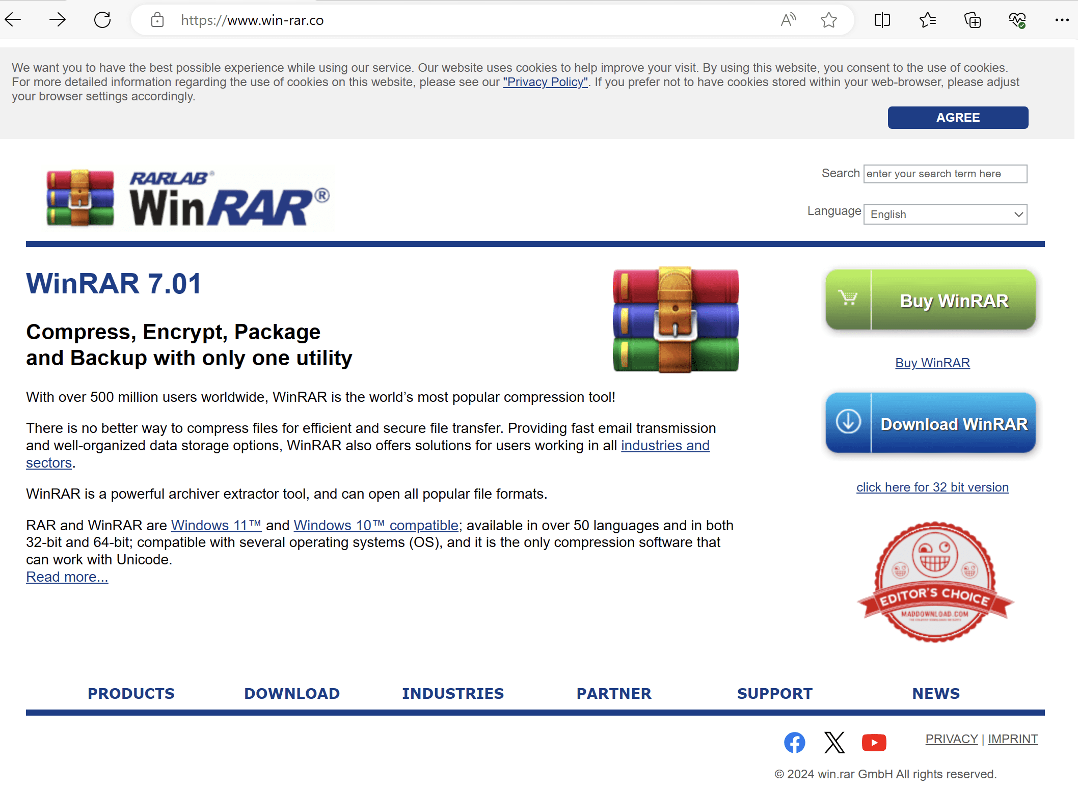 Fake WinRar Websites